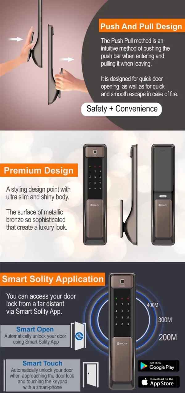Buy Solity GSP-2000BK Digital Door Lock