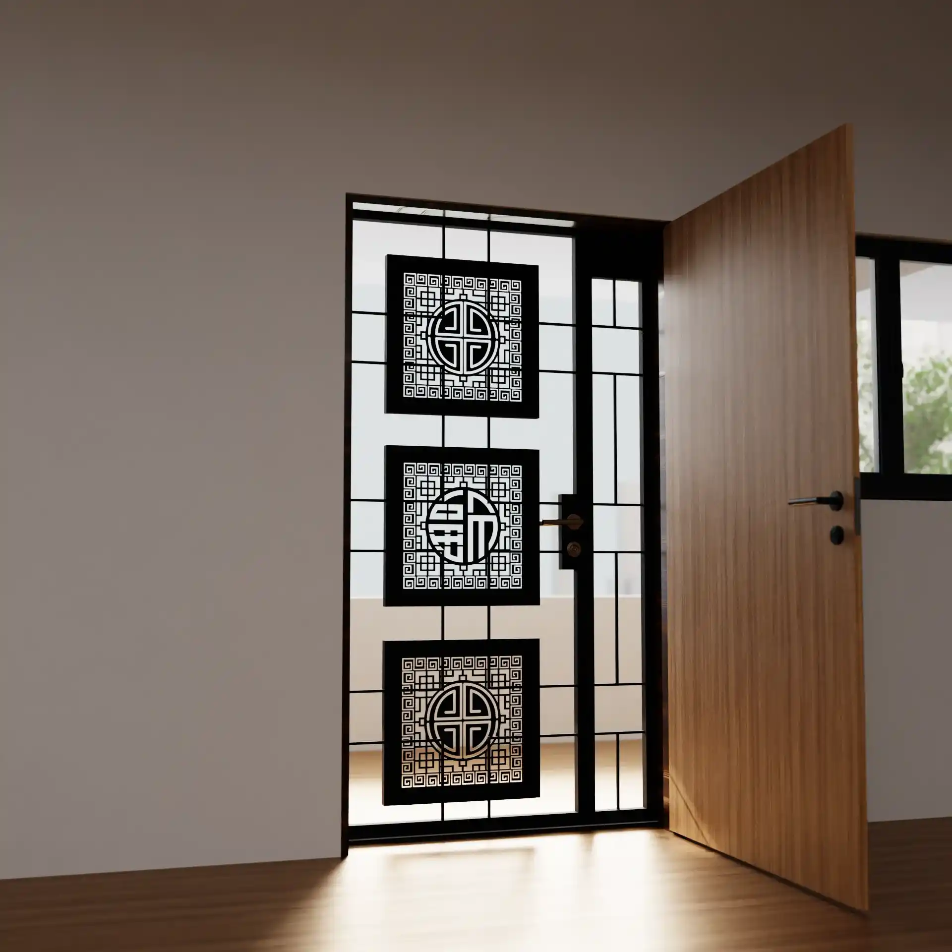 HDB wall art gate design