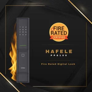 Hafele PP8100 Fire Rated Push-Pull Digital Door Lock
