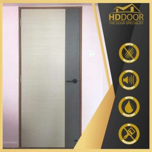 Laminate Solid Bedroom Door with Two Tone Colour