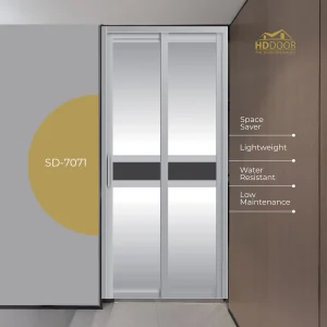 Aluminum-Slide-Swing-Toilet-Door SD-7071