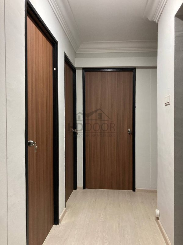 Solid wood laminate bedroom door