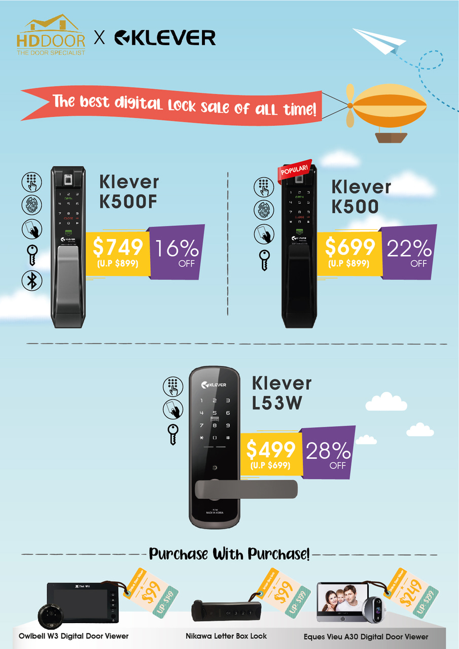 Klever Digital Locks offer price