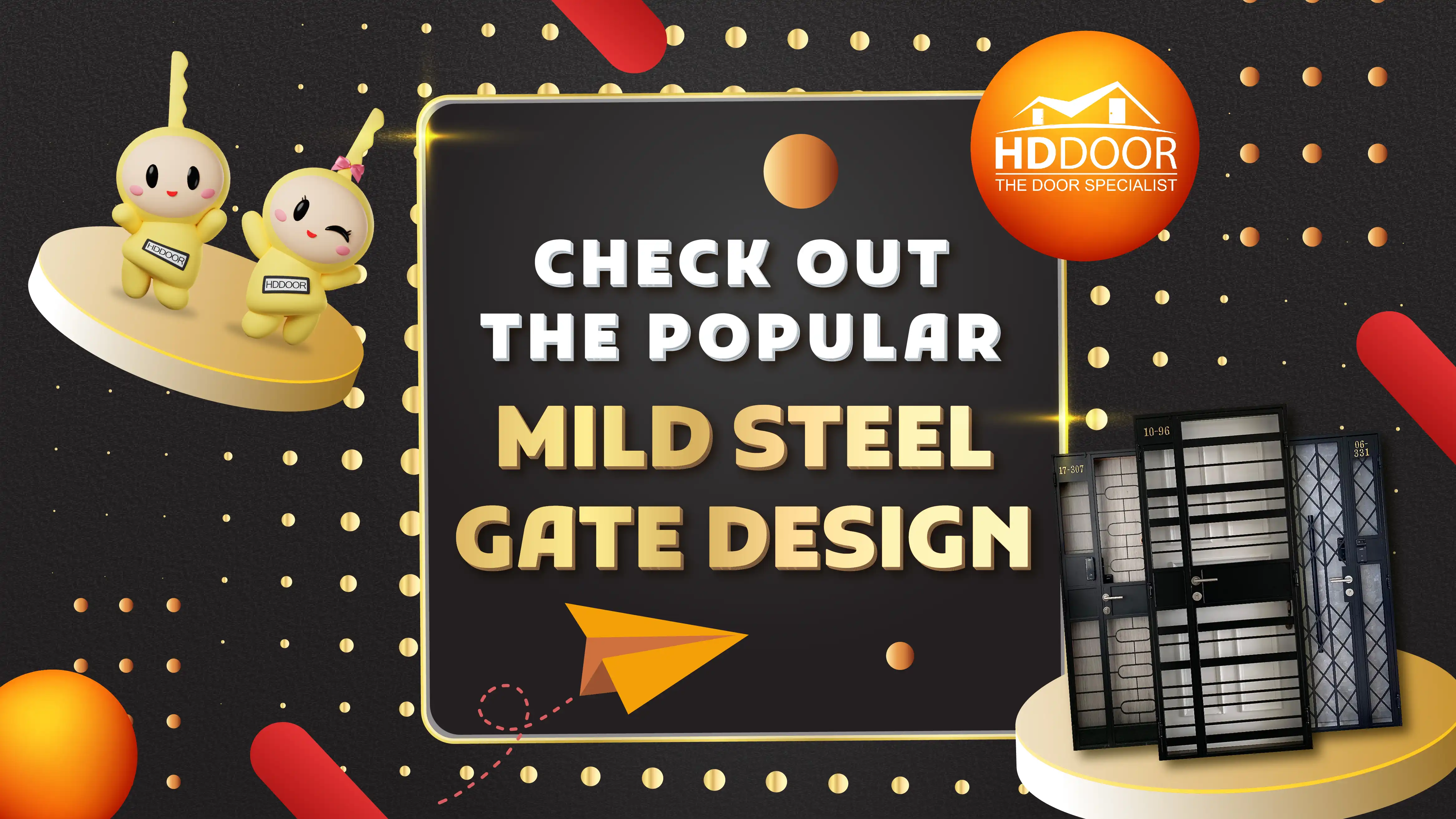Check out the Popular Mild Steel Gate Designs