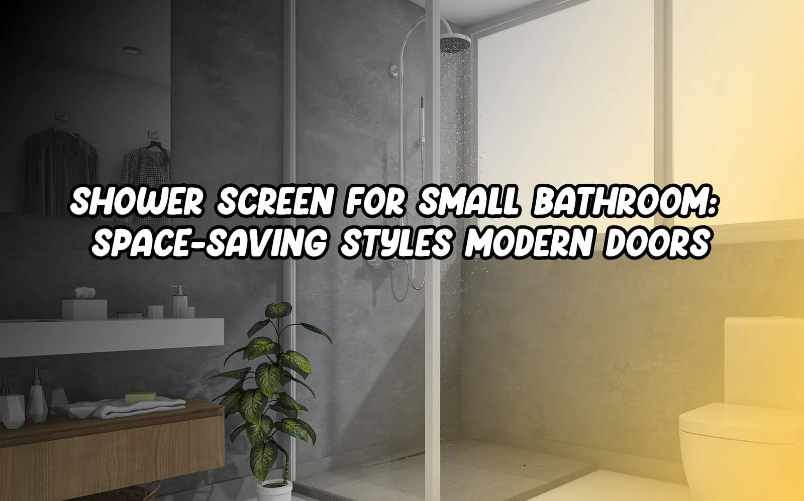 Shower Screen for Small Bathroom Space Saving Styles Modern Doors