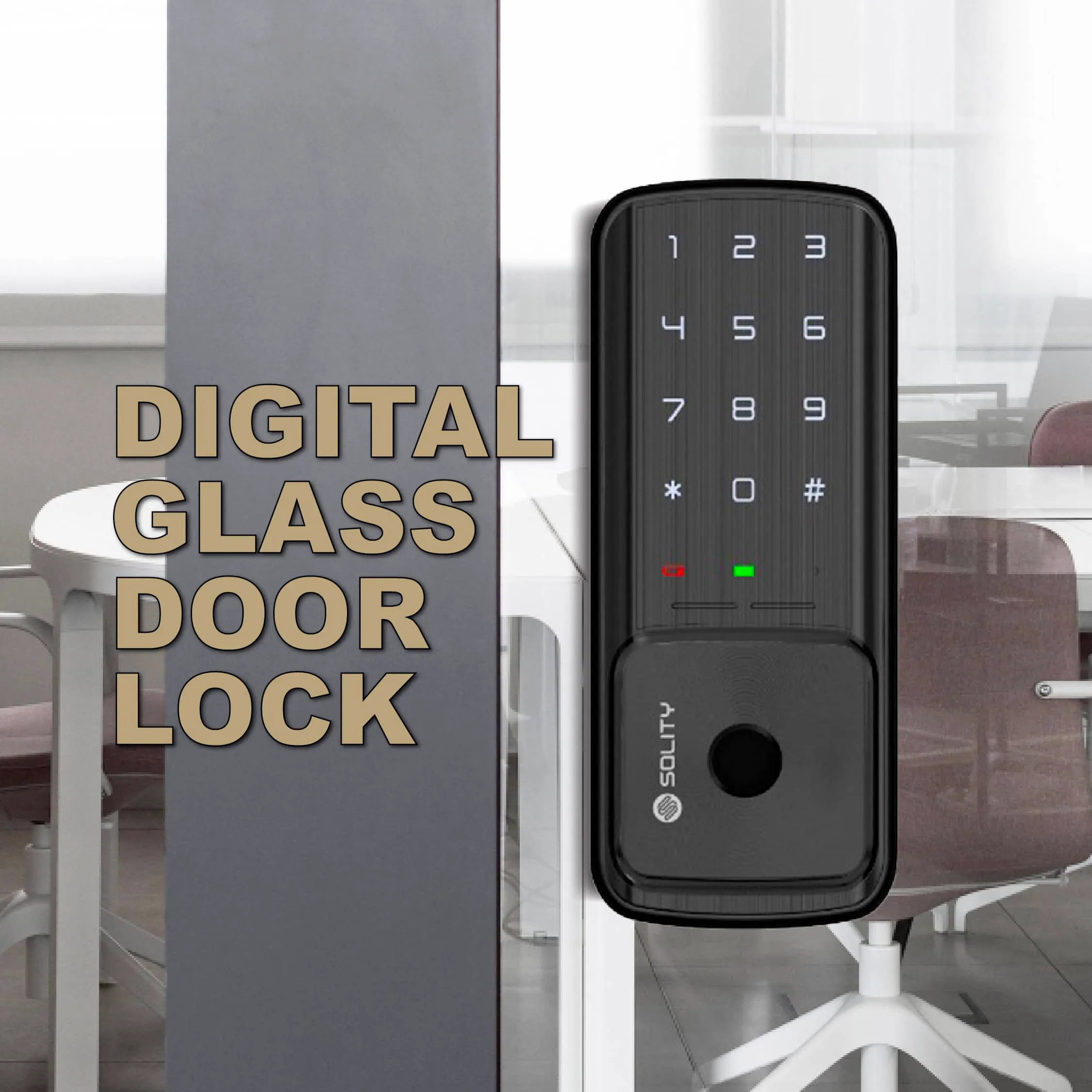 Digital Glass Door Lock